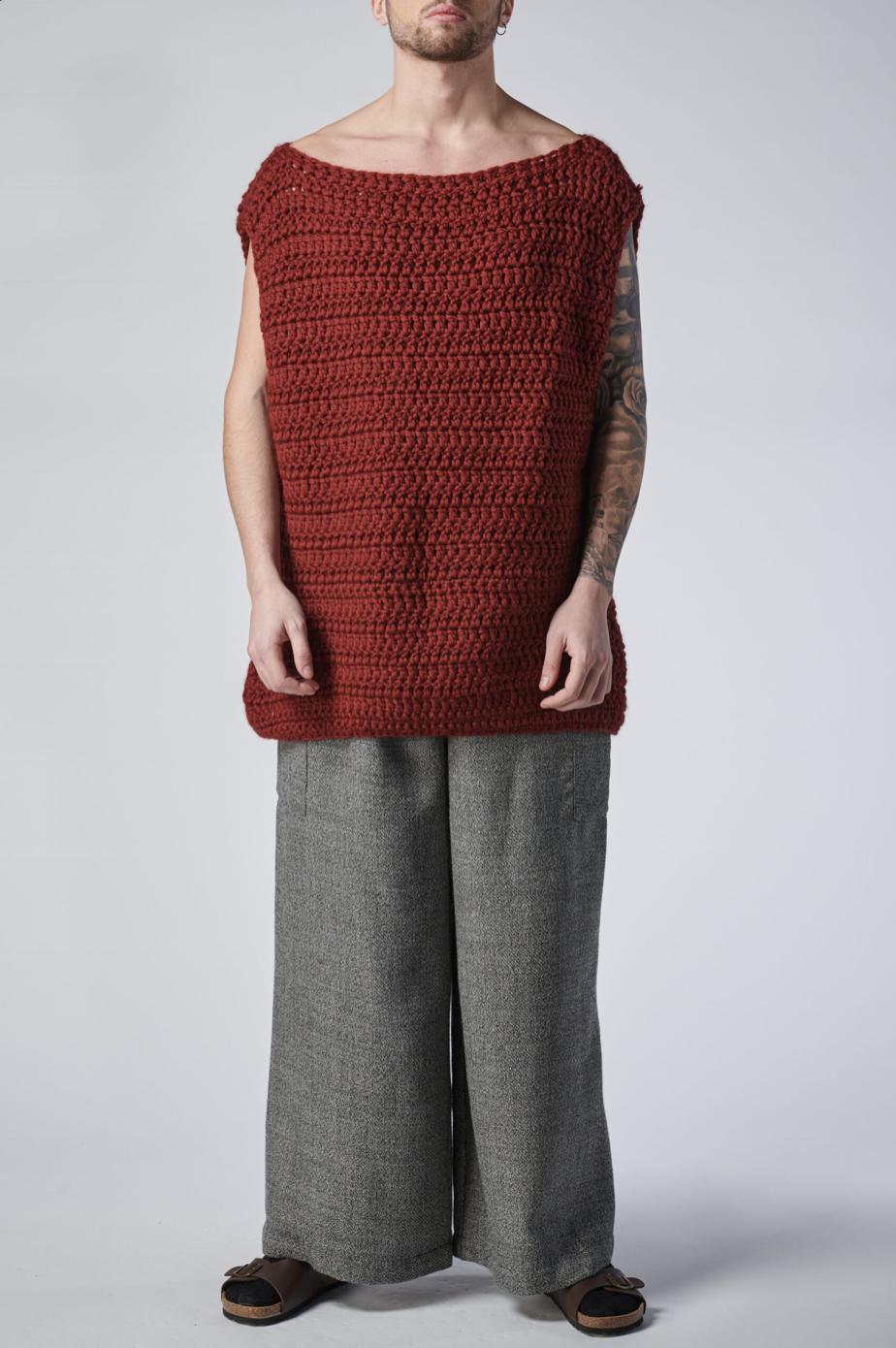 TIISHATSU hand knitted t-shirt